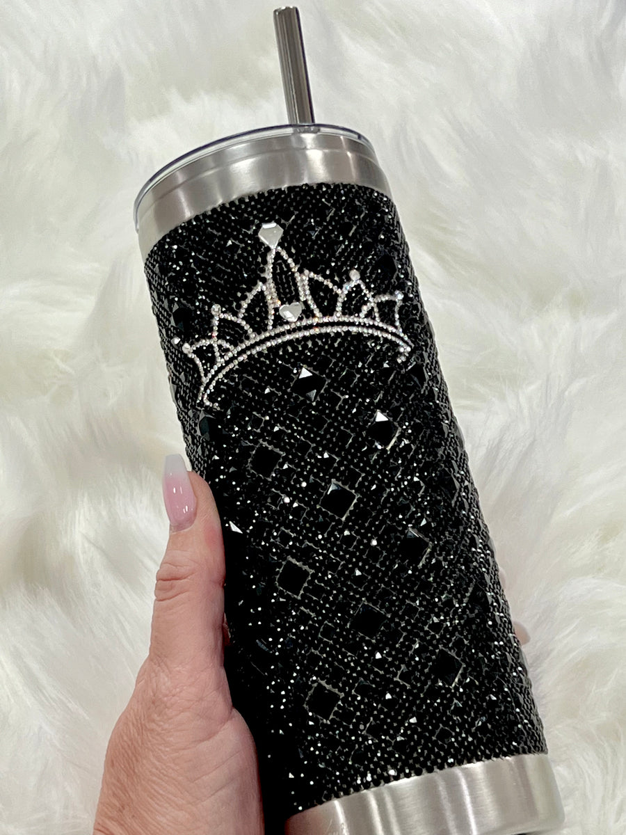 Crystal Football Blinged Out 40 Oz. Tumbler