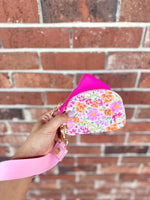 Secret Garden Pink Duo Wristlet