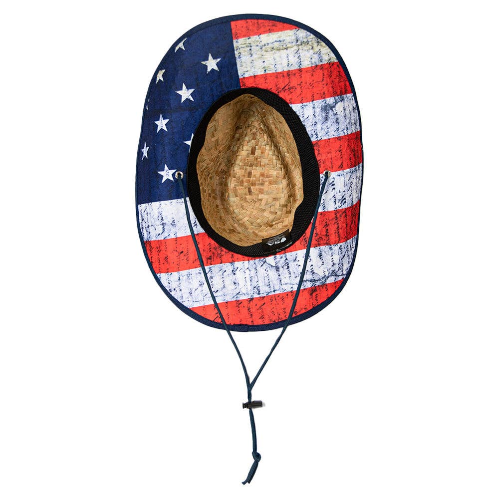 Soul of Adventure - Cowboy Straw Hat | American Flag