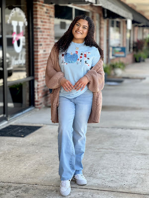 Chunky Cable Cardigan