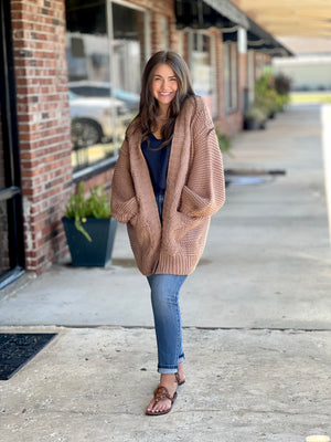 Chunky Cable Cardigan