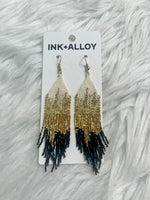 Gold/Black Ombre Earring