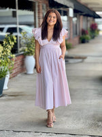 Sugar Stripe Bow Back Dress