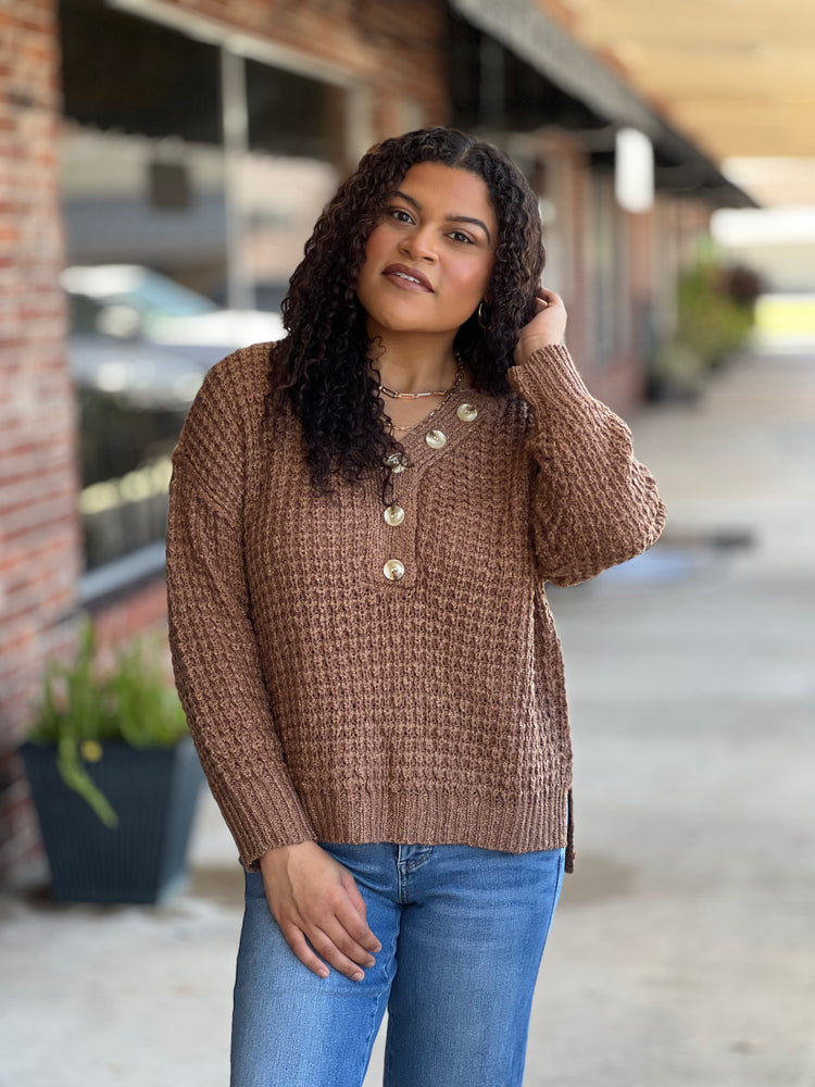 Henely Mocha Top