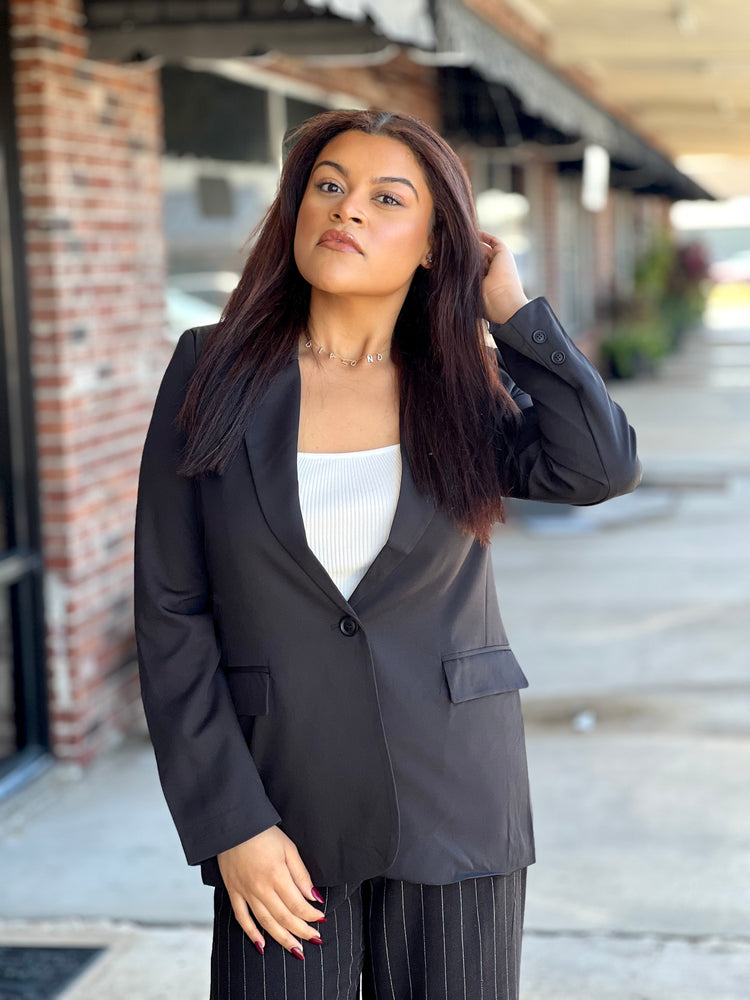 Black Long Sleeve Blazer