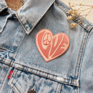 Kindness is Magic - Love 70s Retro Heart Patch