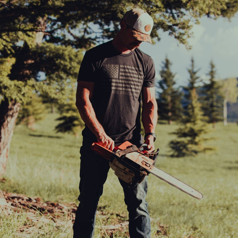 Black Out Flag Tee
