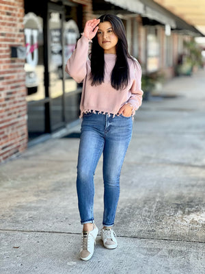 Starry Eyed Mauve Sweater