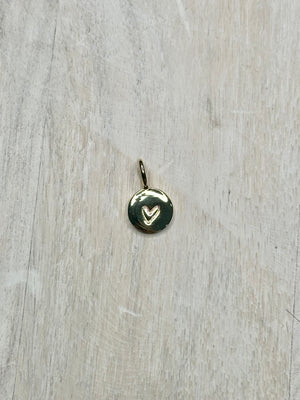 Engraved Heart Charm