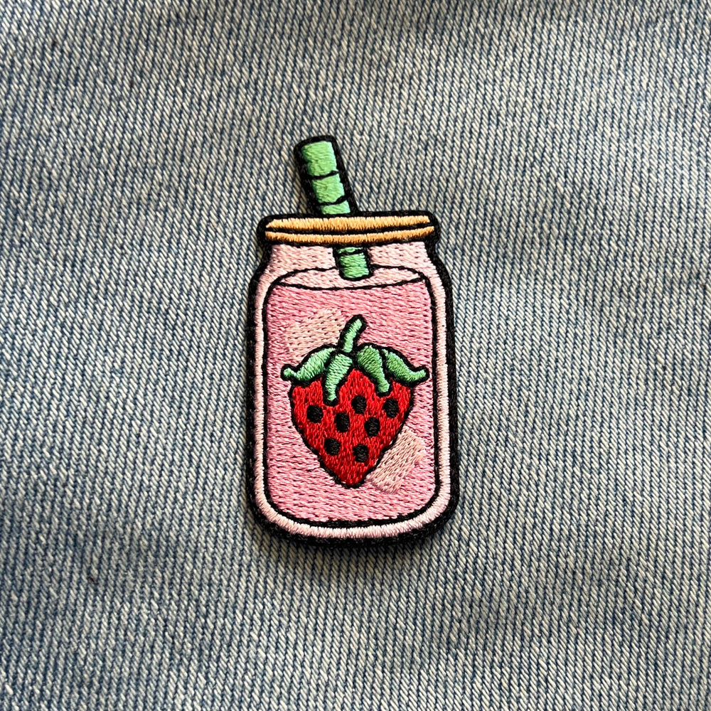 Wildflower + Co. - Iced Coffee / Iced Matcha Latte / Pink Drink Patch: Pink Drink (Strawberry)