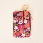 Keychain Wallet-Wild About You Purple