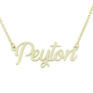 PREORDER Custom Cursive Nameplate Necklace