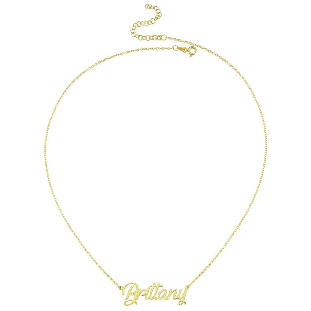 PREORDER Custom Cursive Nameplate Necklace