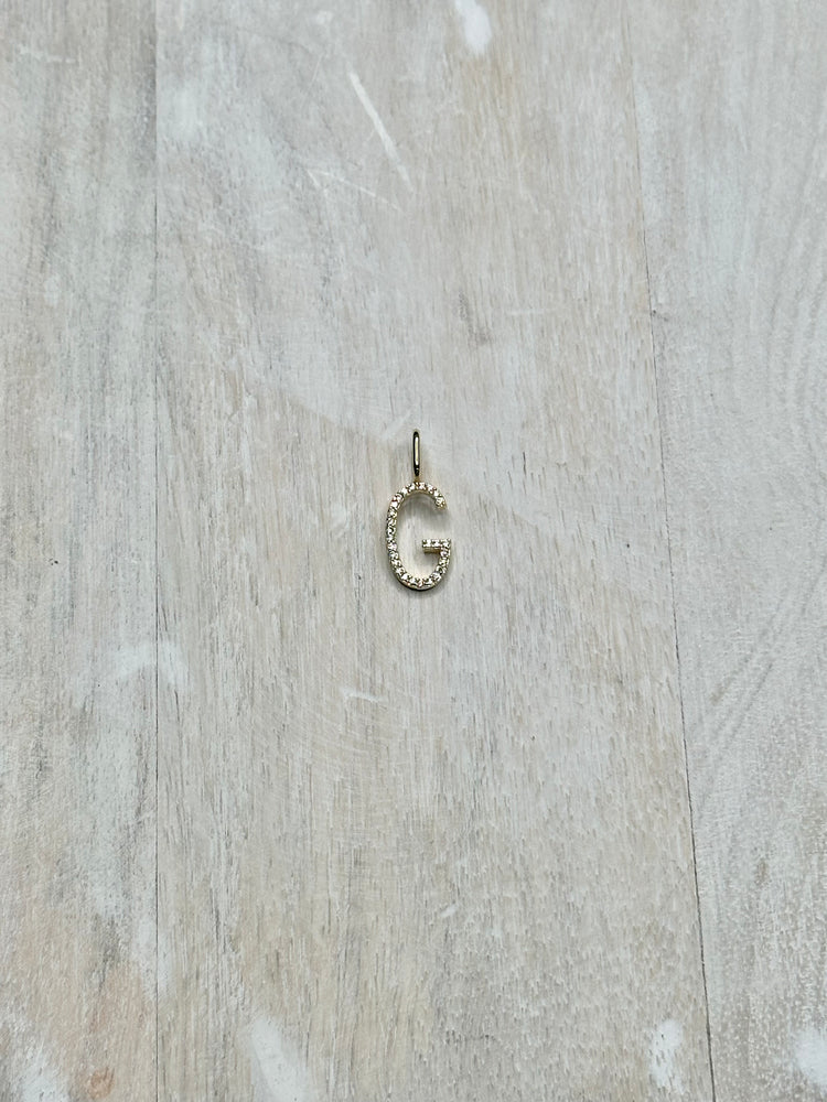 Sleek Initial Charm