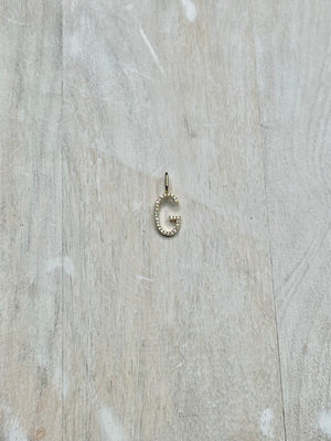 Sleek Initial Charm