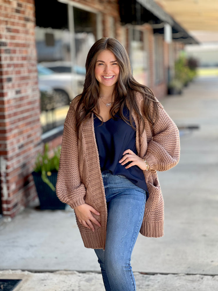 Chunky Cable Cardigan