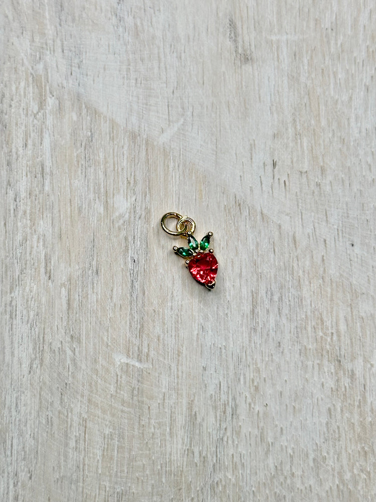 Mini Strawberry Charm For Charm Bar & Charm Necklaces