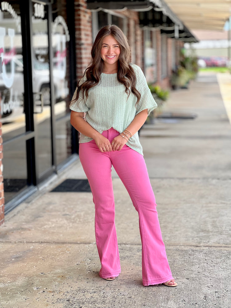 Rayne Pink Tummy Control Jeans