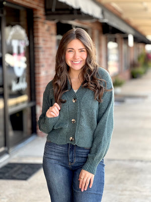 Jade Cozy Cardigan