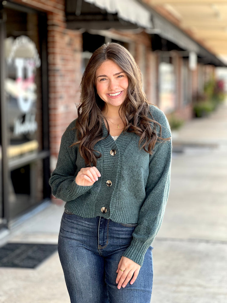 Jade Cozy Cardigan