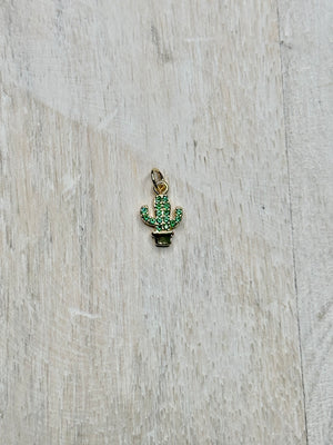 Cactus Charm For Charm Necklace & Bracelet