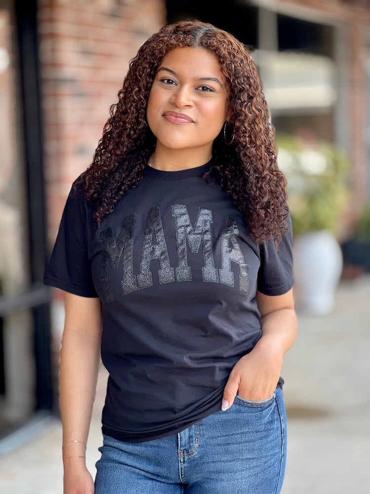 Mama Shimmery T Shirt