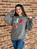 Joy Charcoal Sweatshirt