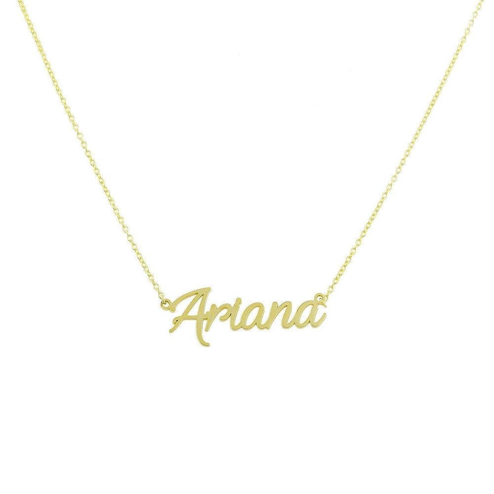 PREORDER Custom Cursive Nameplate Necklace