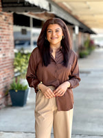 Chocolate Luxe Blouse