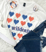 Youth Repeat Heart Wildcat Tee