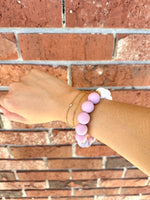 Hands-Free Keychain Wristlet-Lilac Bloom