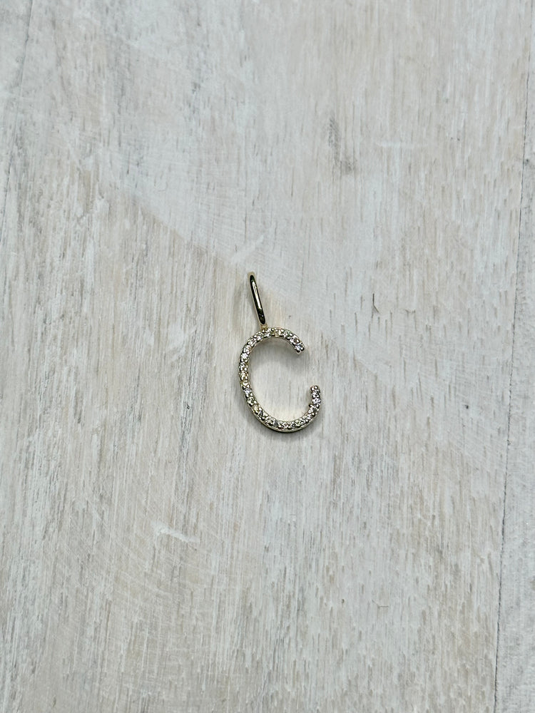 Sleek Initial Charm