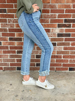 High Waist Vintage Wash Jeans