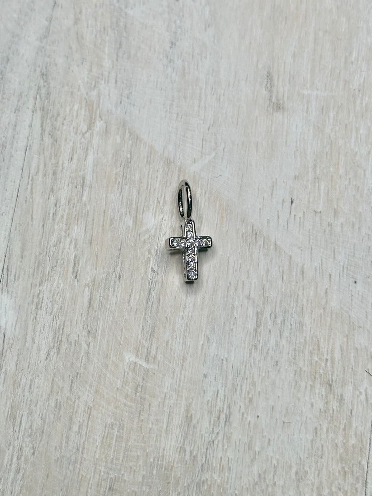 Crystal Cross Charm