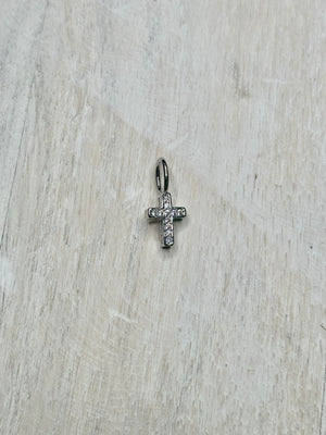 Crystal Cross Charm