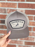We Grow Deer Badge Hat