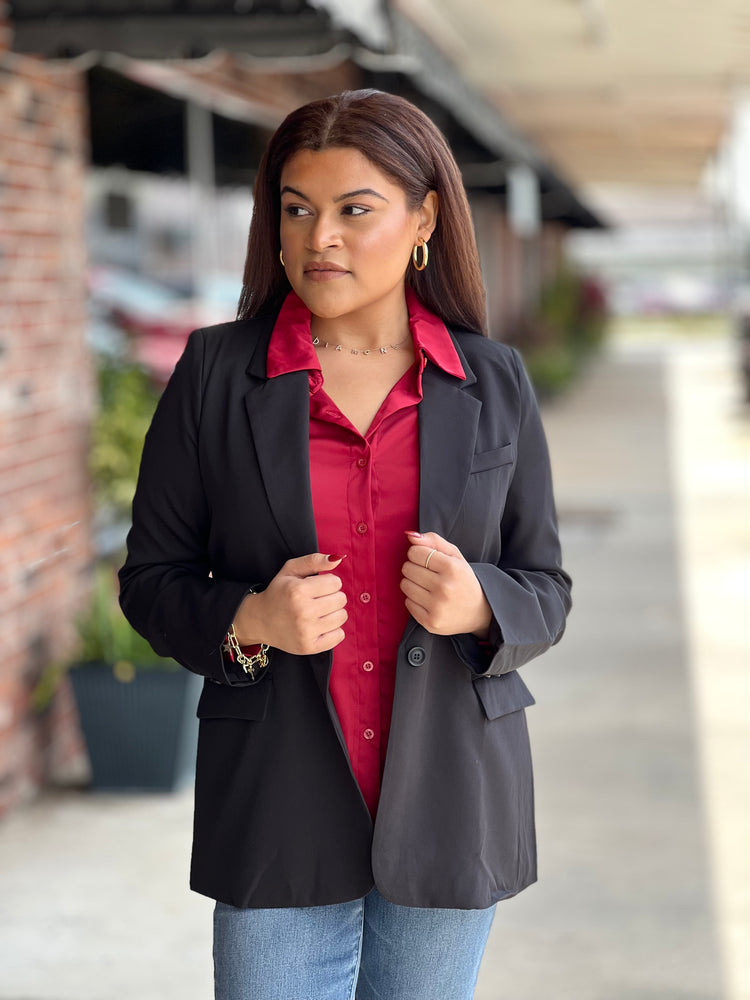 Black Long Sleeve Blazer