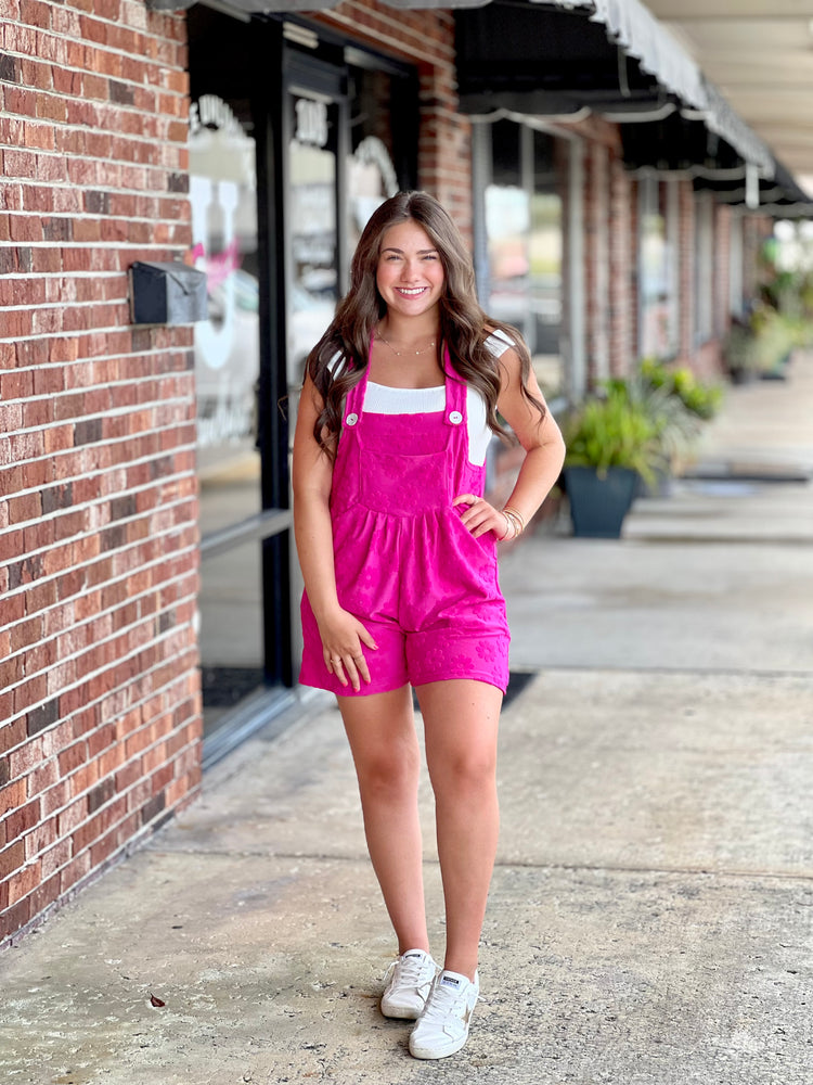 Pink Cambrie  Romper