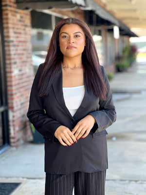 Black Long Sleeve Blazer