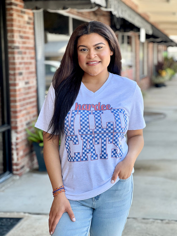 Checkered Retro Wildcat Tee