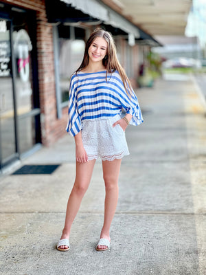 Striped Woven Romper