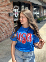 Double Layer USA Tee