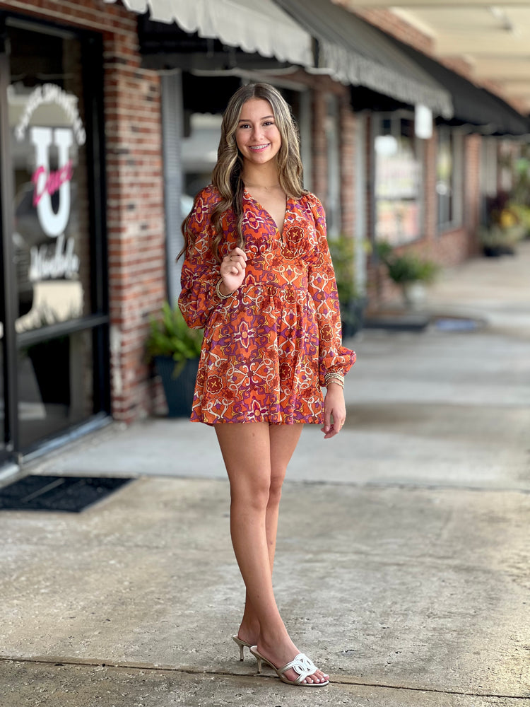 Boho Floral Romper