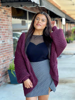 Chunky Cable Cardigan