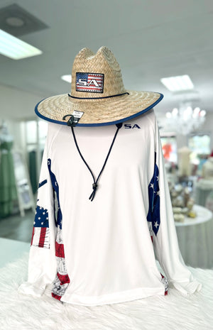 Performance Long Sleeve Shirt | American Flag | Game On