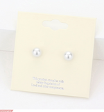 6mm Pearl Stud Earrings