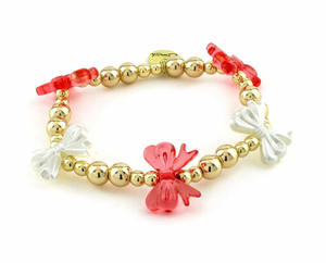 Bow Bracelet Red