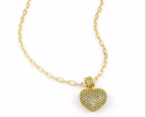 Bubble Heart Necklace