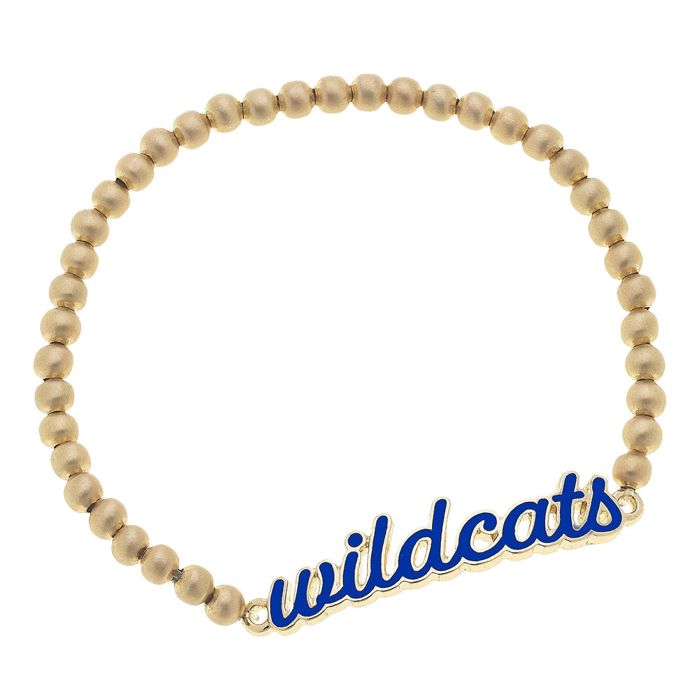 Wildcats Enamel Script Bracelet