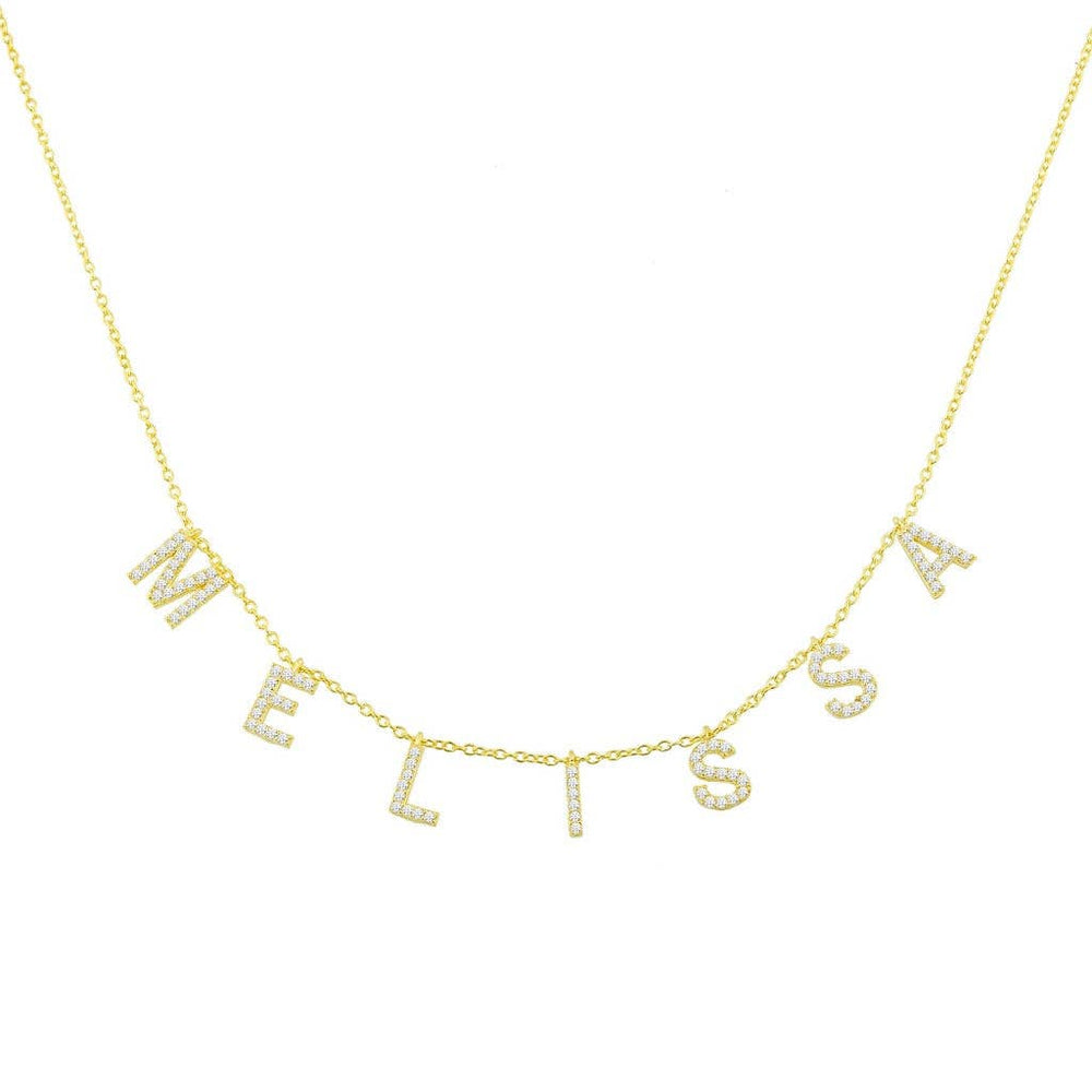 PREORDER It’s All in a Name® Personalized Necklace With Crystals